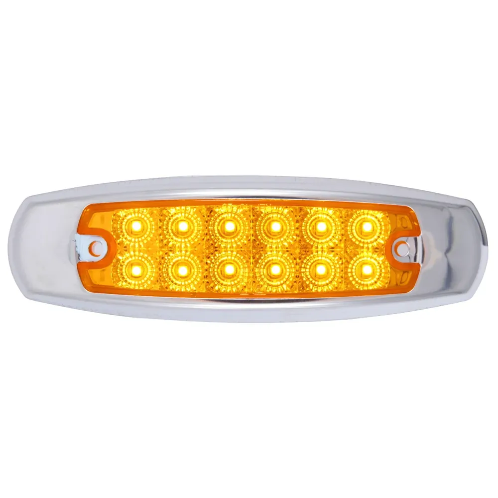 Foco Lateral 12 LEDs Aro Metalico